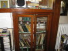 built-in glass cabinets
