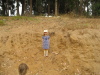 Posing in the pit