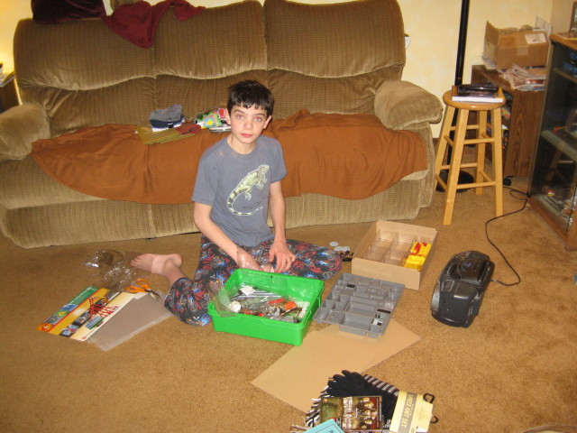 Bradley and his new energy kit