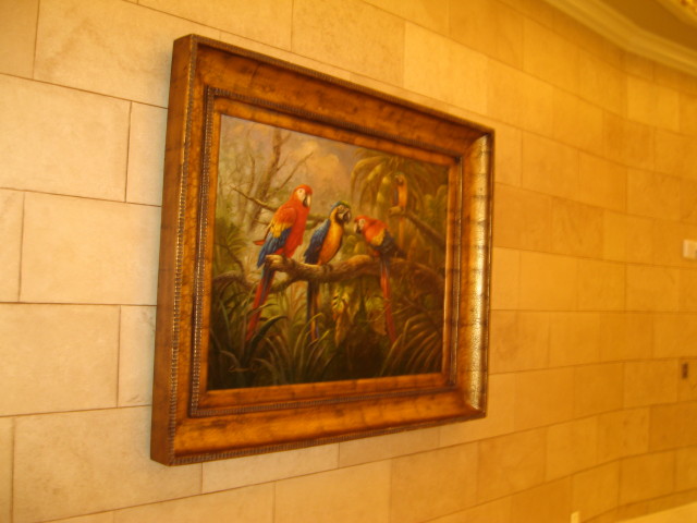 Parrots in the Davenport Tower